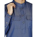 Full sleeves denim kurti 
